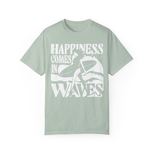 HAPPINESS RETRO SURFERGIRL GARMENT-DYED TEE