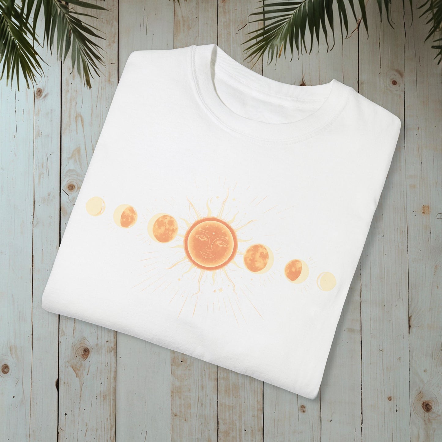 SUN & MOON CYCLE GARMENT-DYED TEE