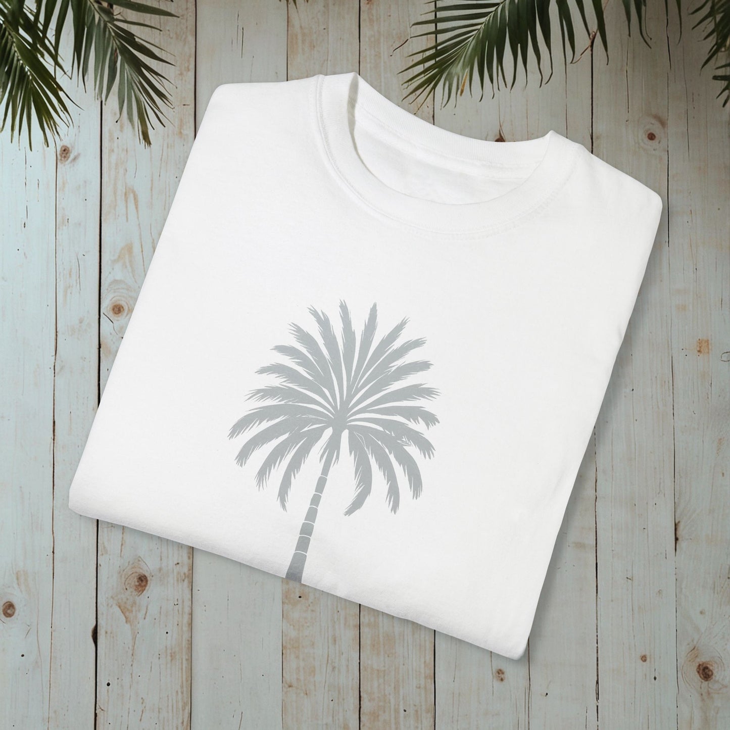 RETRO PALMTREE GARMENT-DYED TEE