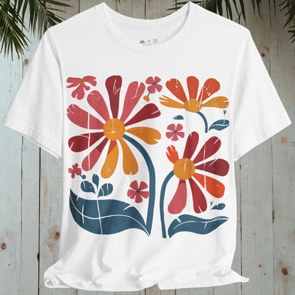 FLOWERS WOODBLOCK CLASSIC TEE