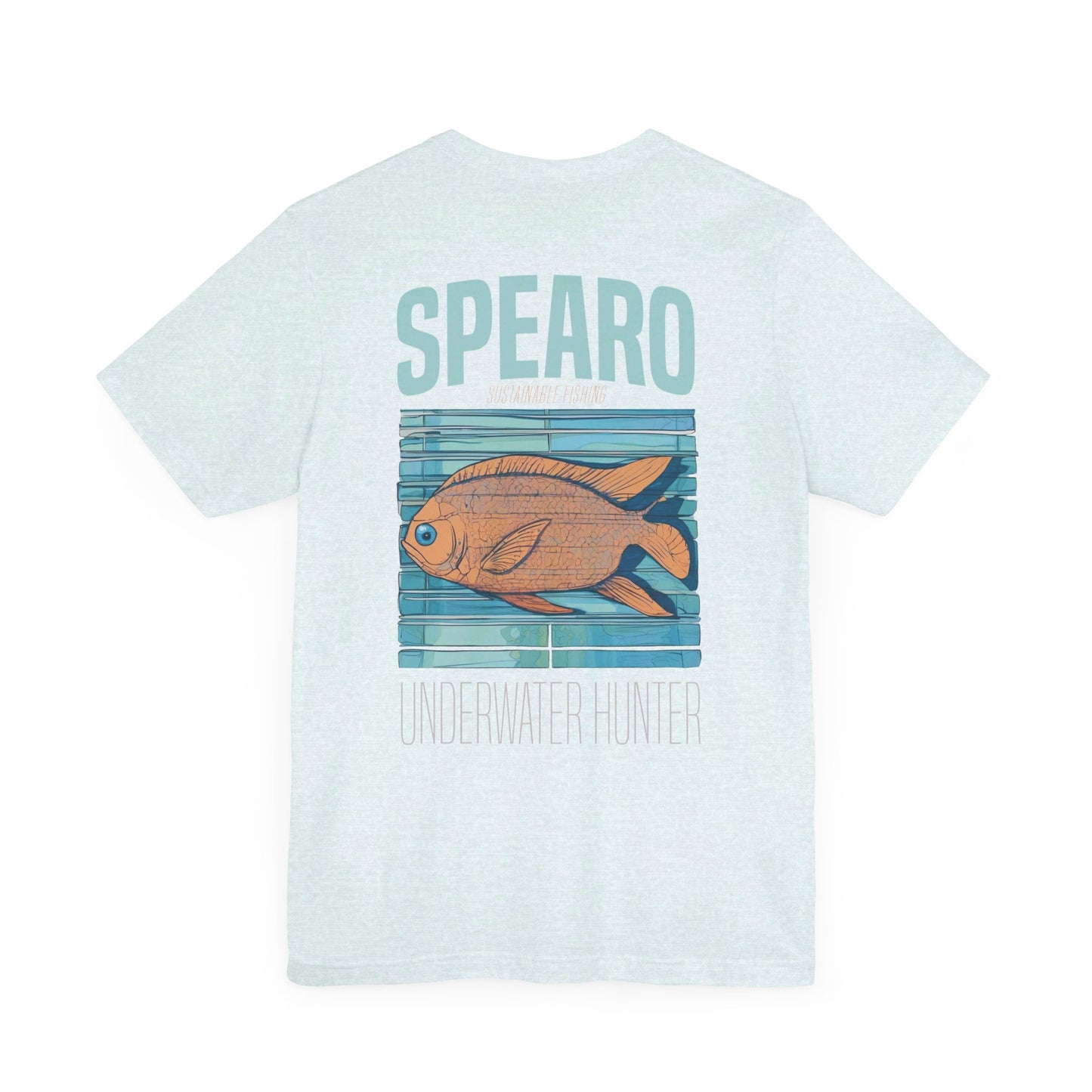 SPEARO UW HUNTER FISH WOODBLOCK CLASSIC TEE