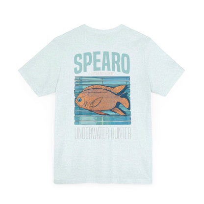 SPEARO UW HUNTER FISH WOODBLOCK CLASSIC TEE