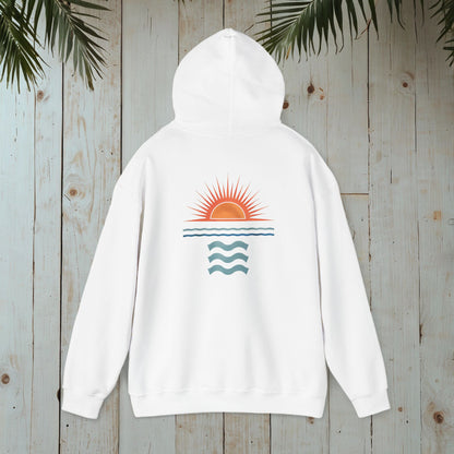 RETRO SUNSET Heavy Blend™ Hooded Sweatshirt