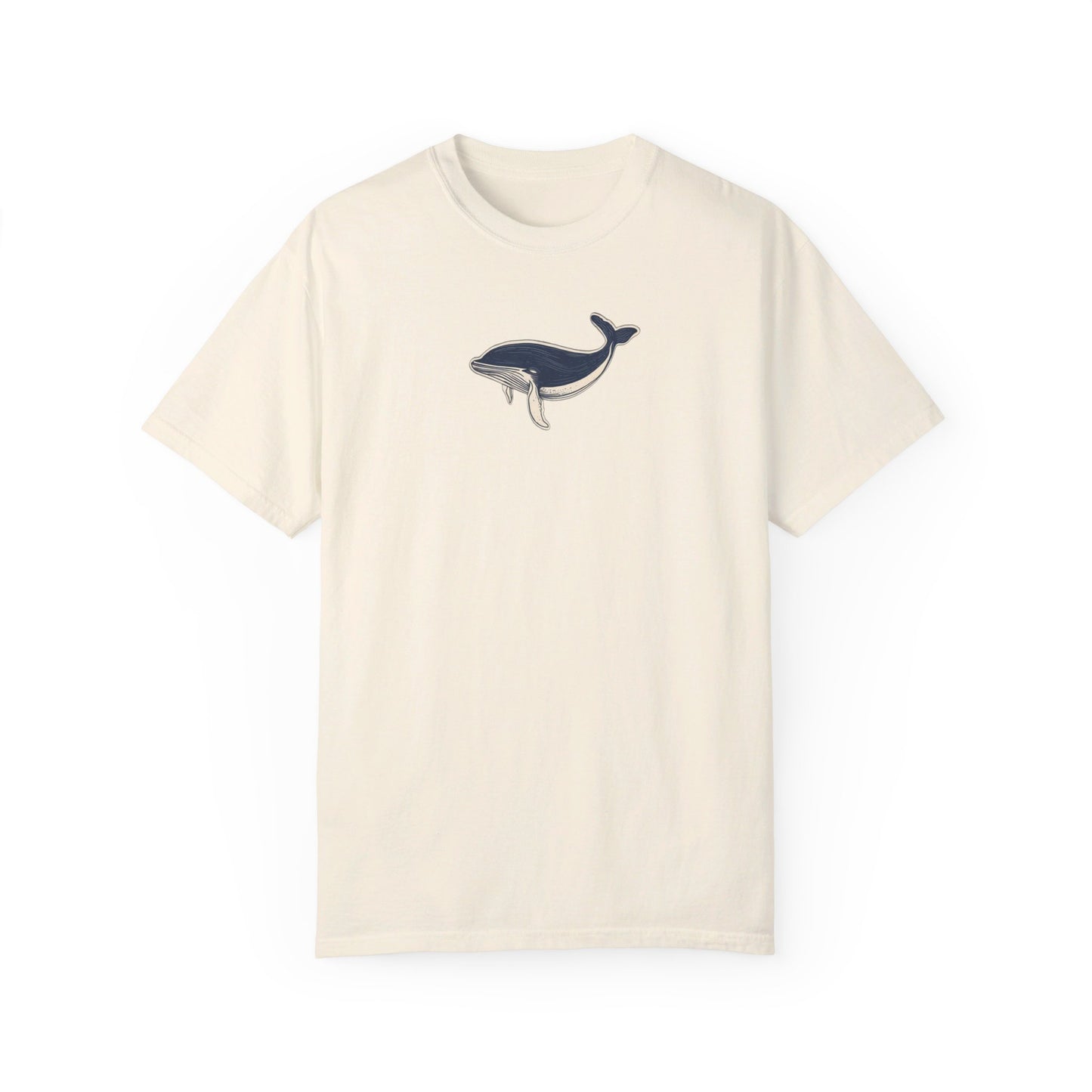 WHALE RETRO OCEAN GARMENT-DYED TEE