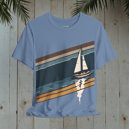 SAILBOAT RETRO NAUTICAL COLLECTION CLASSIC TEE