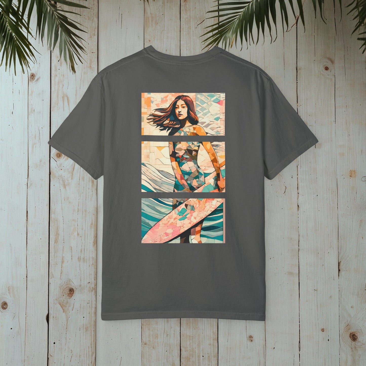 OCEAN LIVING MOSAIC SURFER GARMENT-DYED TEE