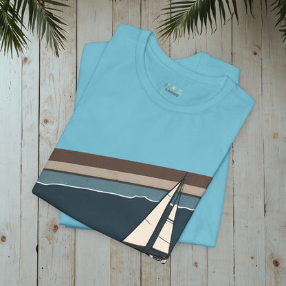 SAILBOAT RETRO NAUTICAL COLLECTION CLASSIC TEE