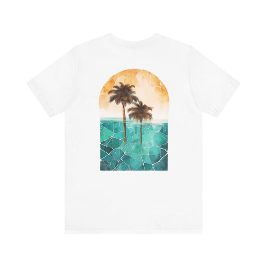 MOSAIC OCEAN PALM CLASSIC TEE