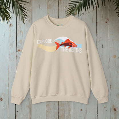 EXPLORE THE DEPTHS Heavy Blend™ Crewneck Sweatshirt