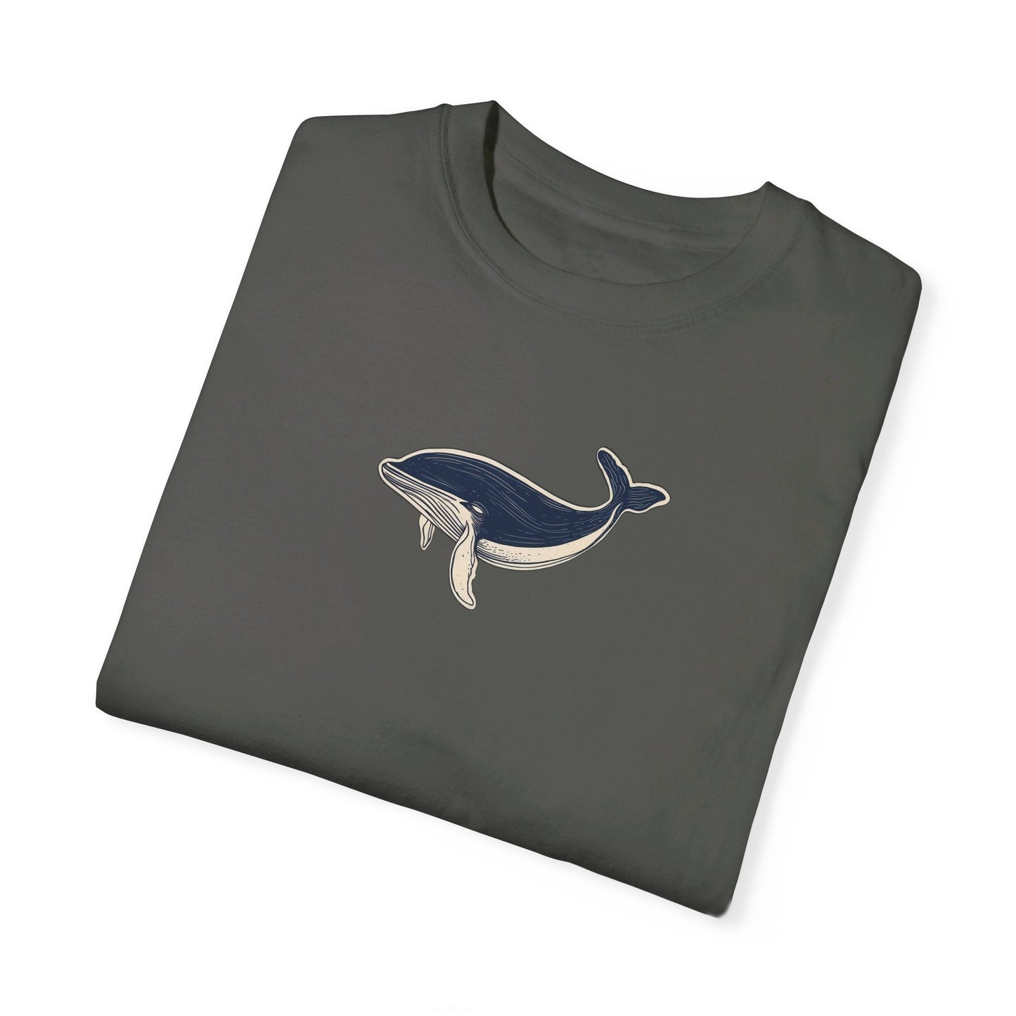 WHALE RETRO OCEAN GARMENT-DYED TEE