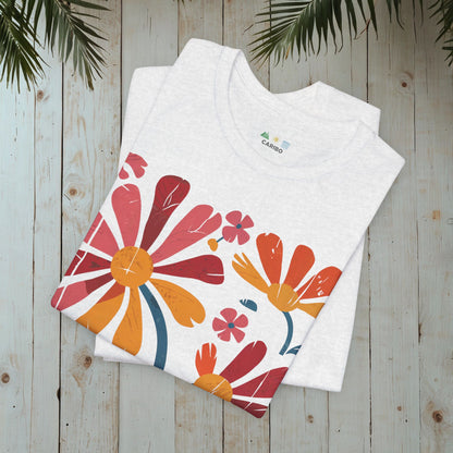 FLOWERS WOODBLOCK CLASSIC TEE