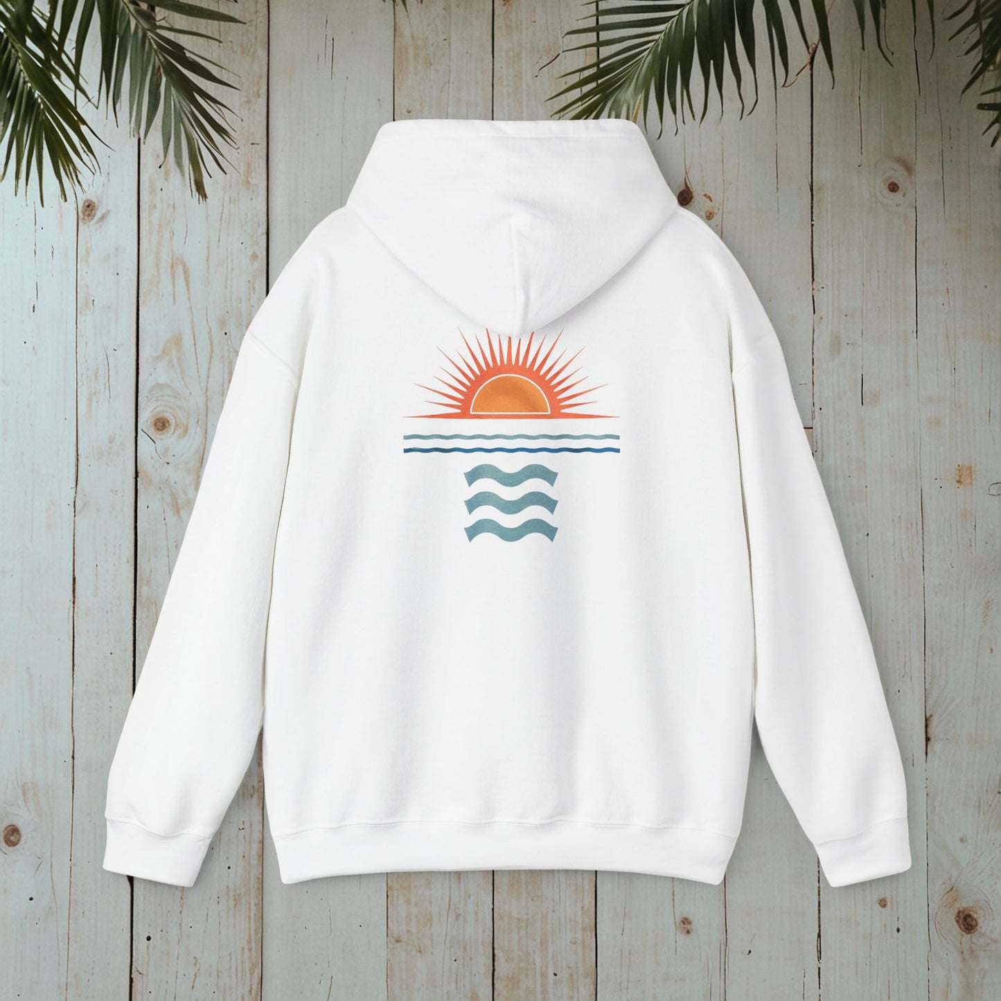 RETRO SUNSET Heavy Blend™ Hooded Sweatshirt