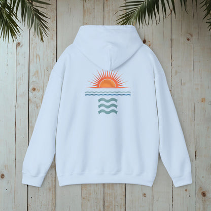 RETRO SUNSET Heavy Blend™ Hooded Sweatshirt