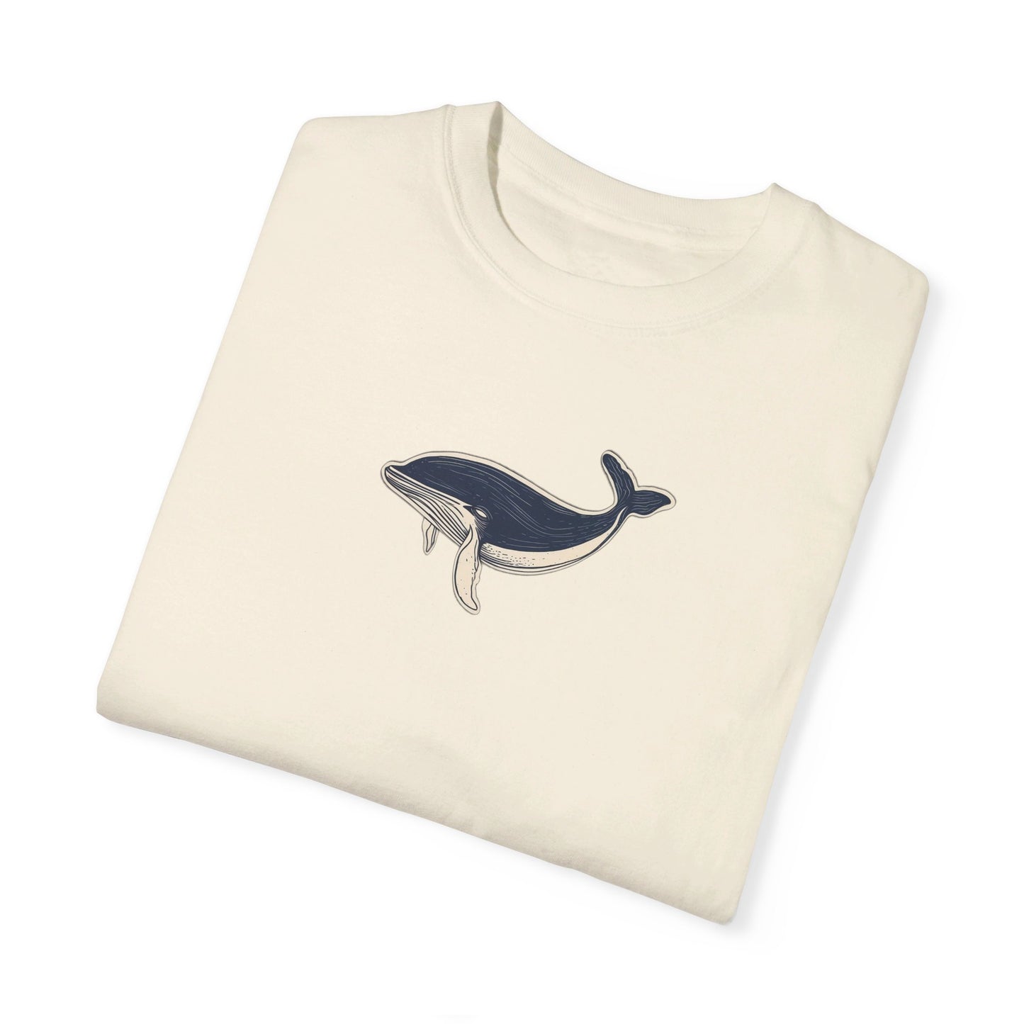 WHALE RETRO OCEAN GARMENT-DYED TEE