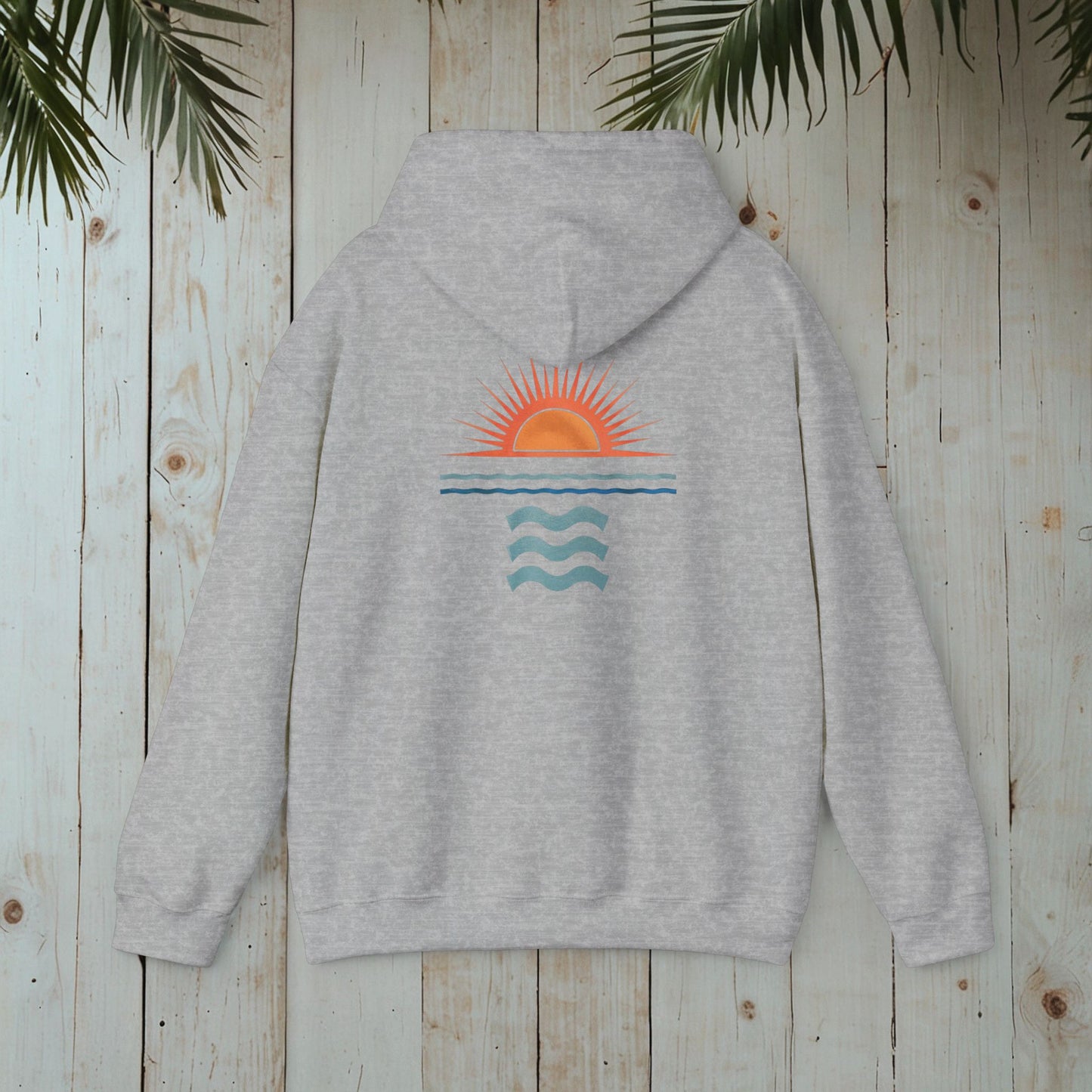 RETRO SUNSET Heavy Blend™ Hooded Sweatshirt