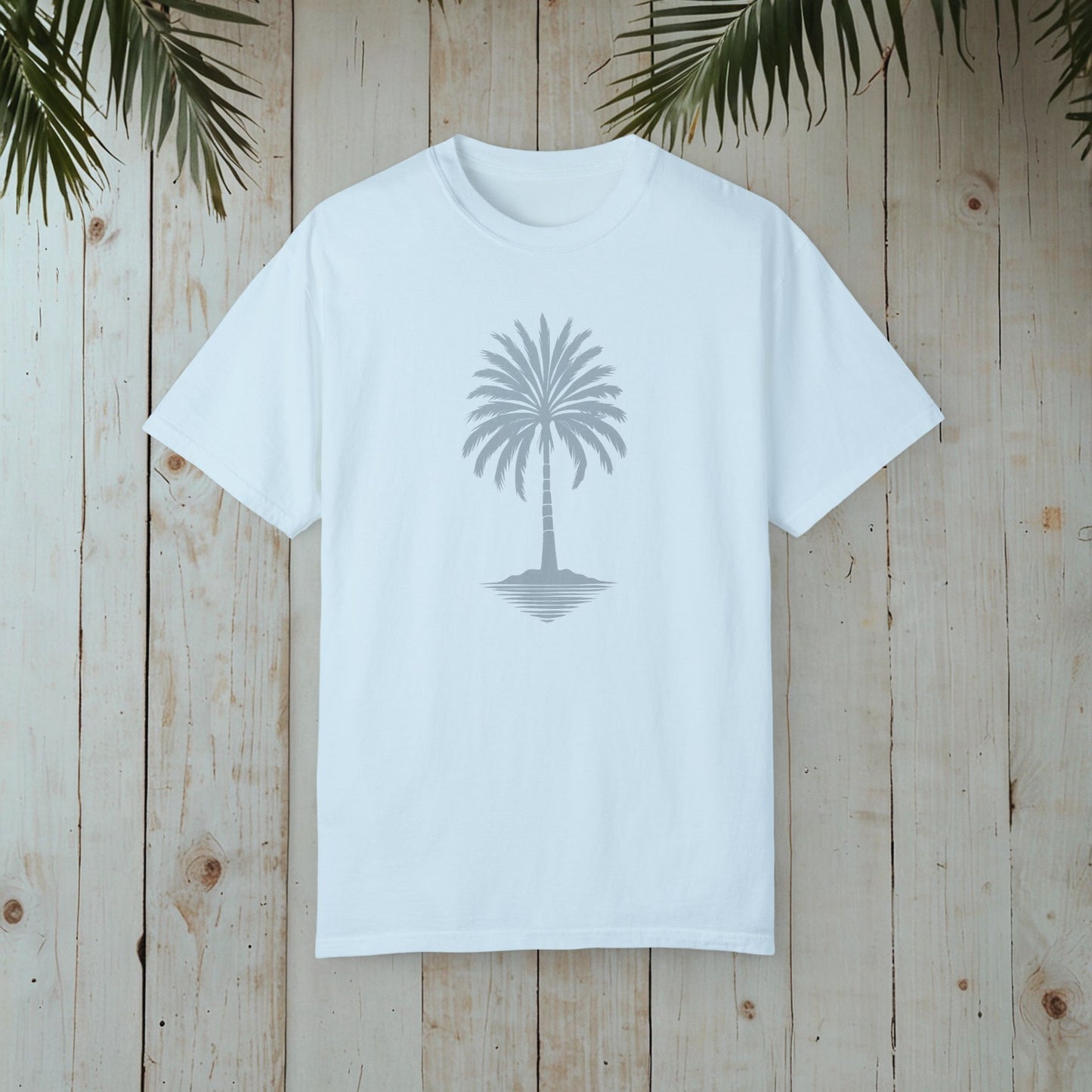 RETRO PALMTREE GARMENT-DYED TEE