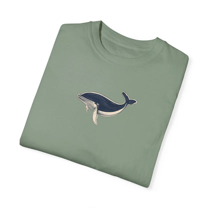 WHALE RETRO OCEAN GARMENT-DYED TEE