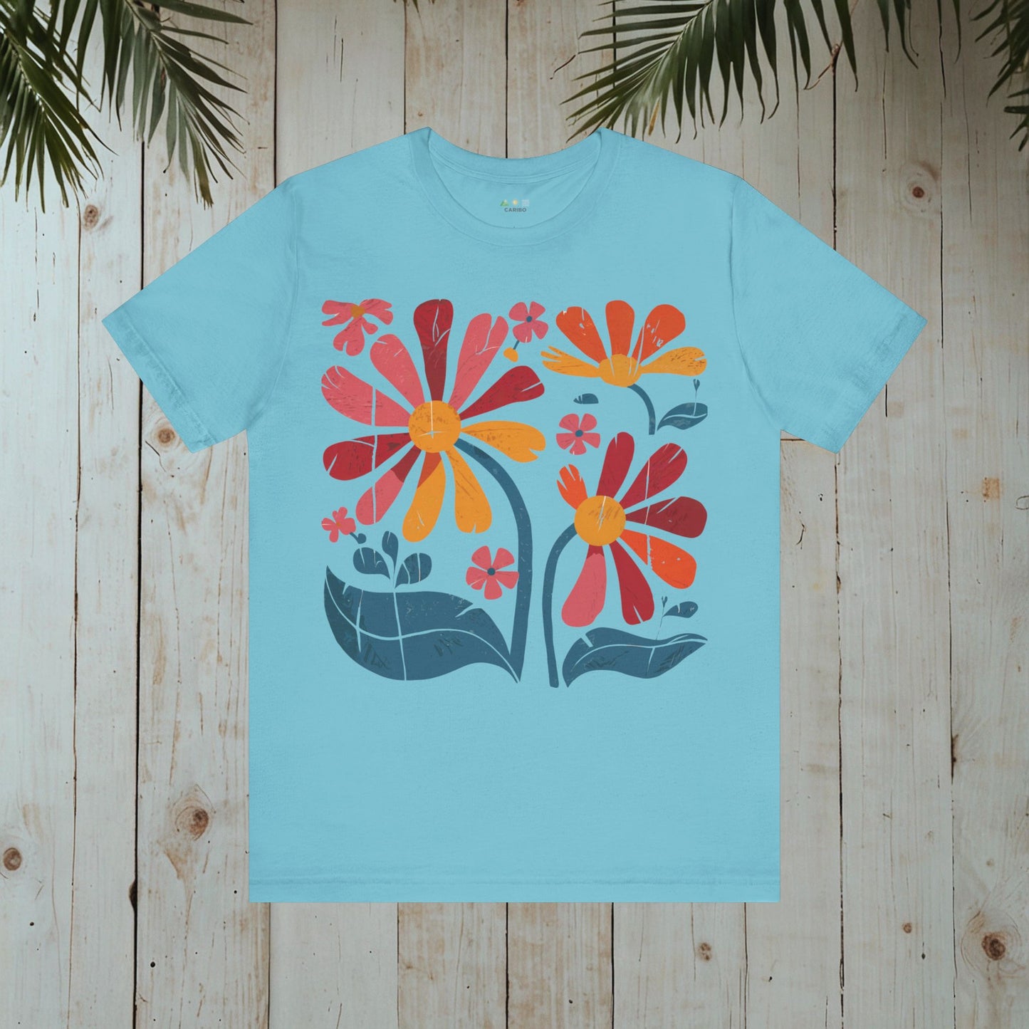 FLOWERS WOODBLOCK CLASSIC TEE