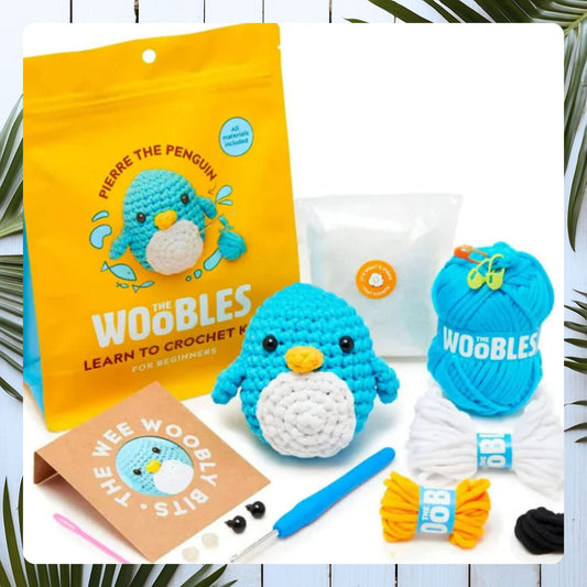 Crochet Kit WOOBLES For Beginners With Step-by-step Video Tutorial