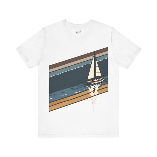 SAILBOAT RETRO NAUTICAL COLLECTION CLASSIC TEE