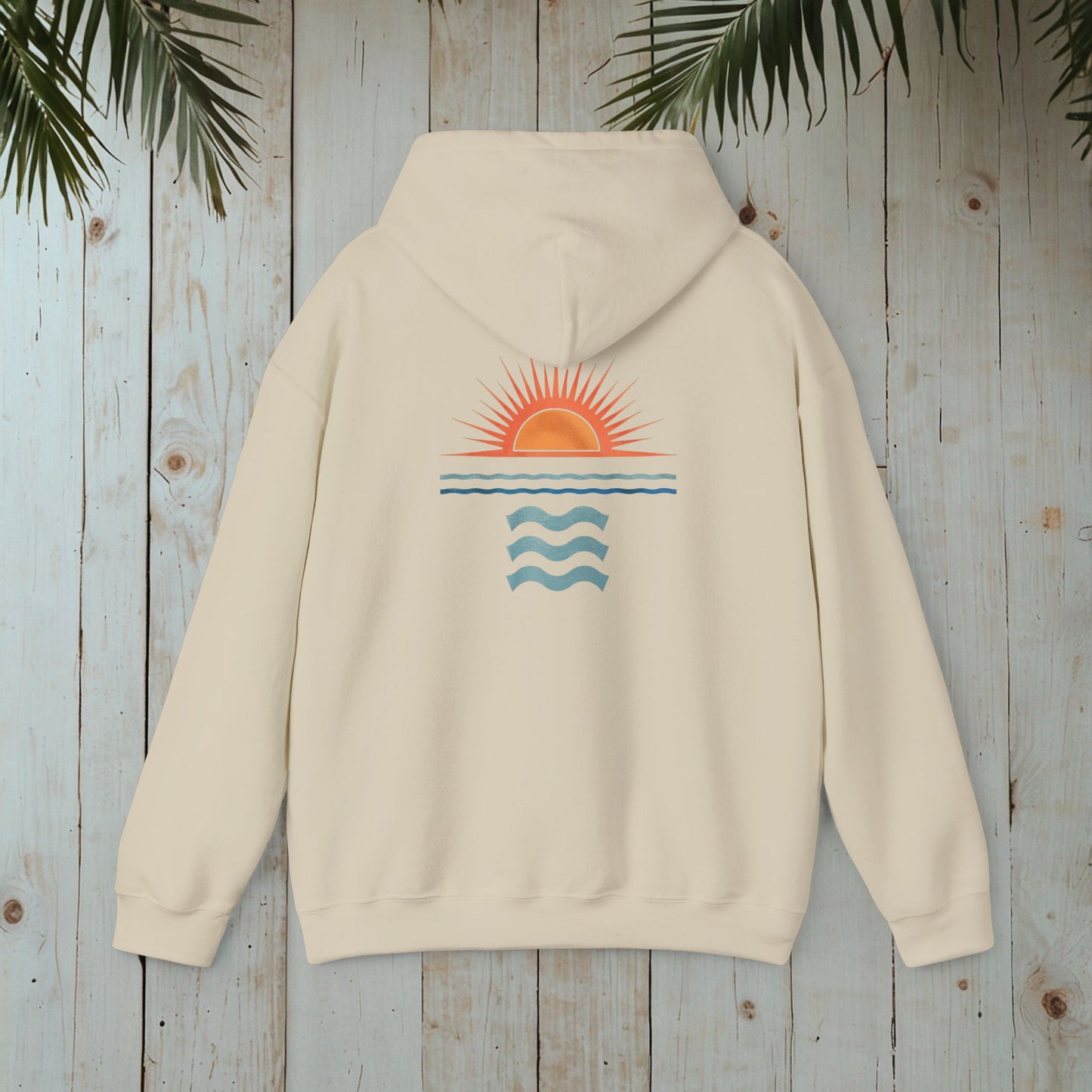 RETRO SUNSET Heavy Blend™ Hooded Sweatshirt