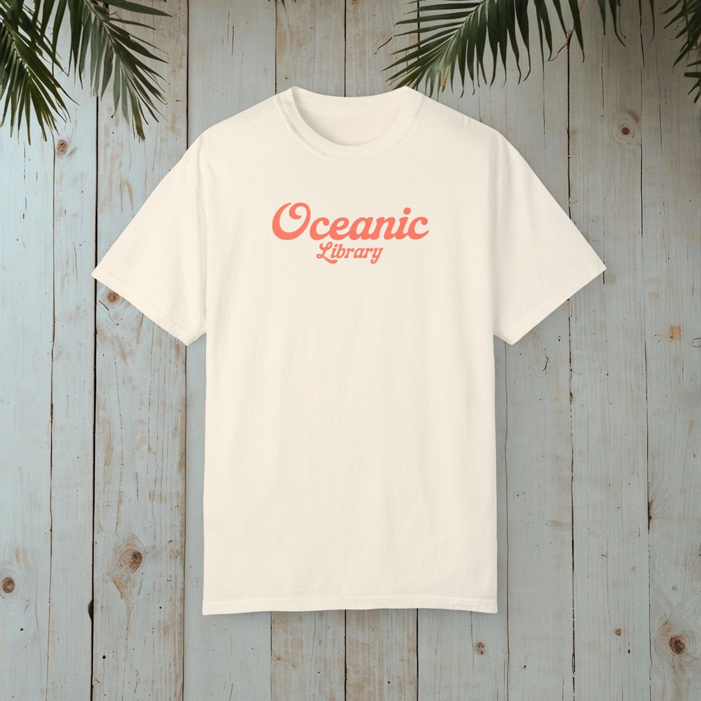 OCEANIC LIBRARY RETRO SUNSET GARMENT-DYED TEE