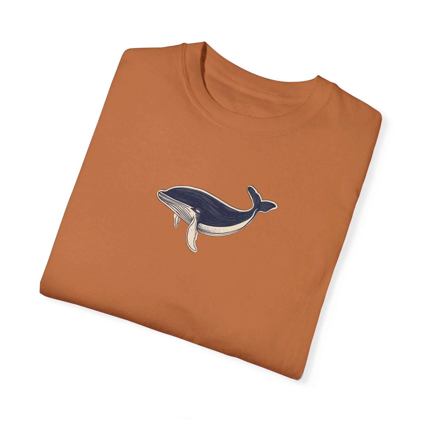 WHALE RETRO OCEAN GARMENT-DYED TEE