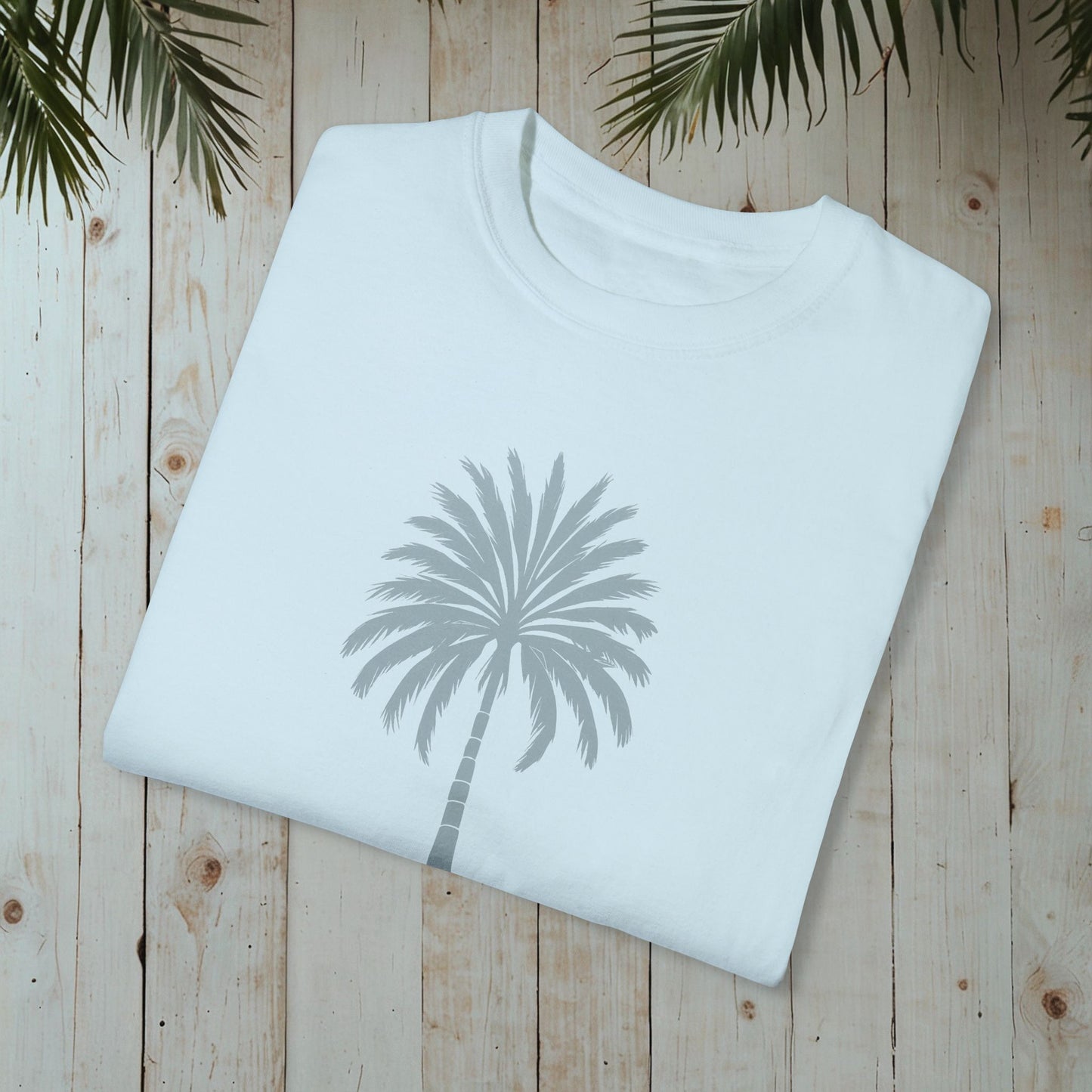 RETRO PALMTREE GARMENT-DYED TEE