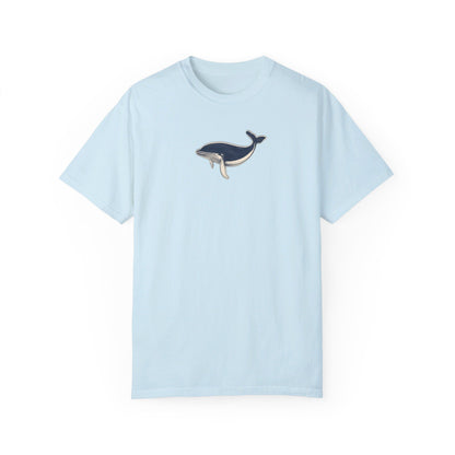 WHALE RETRO OCEAN GARMENT-DYED TEE