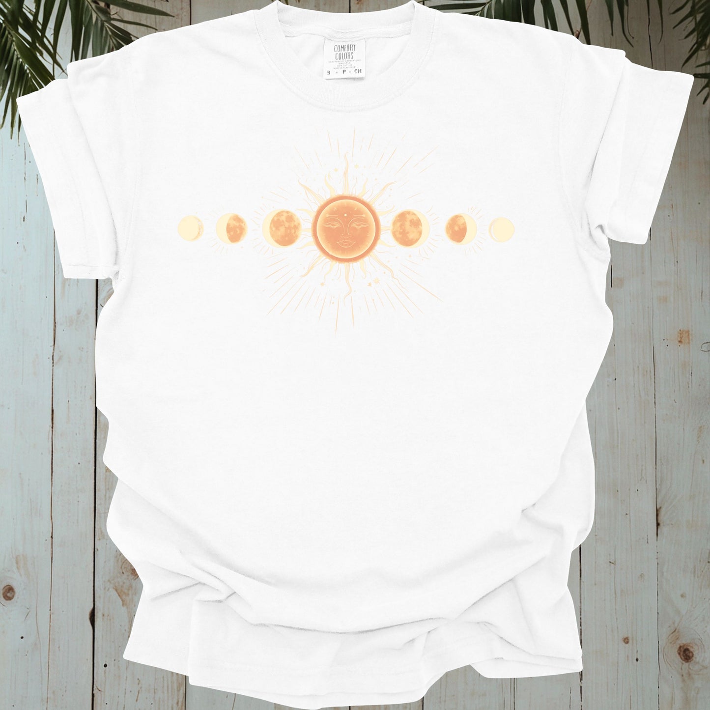 SUN & MOON CYCLE GARMENT-DYED TEE