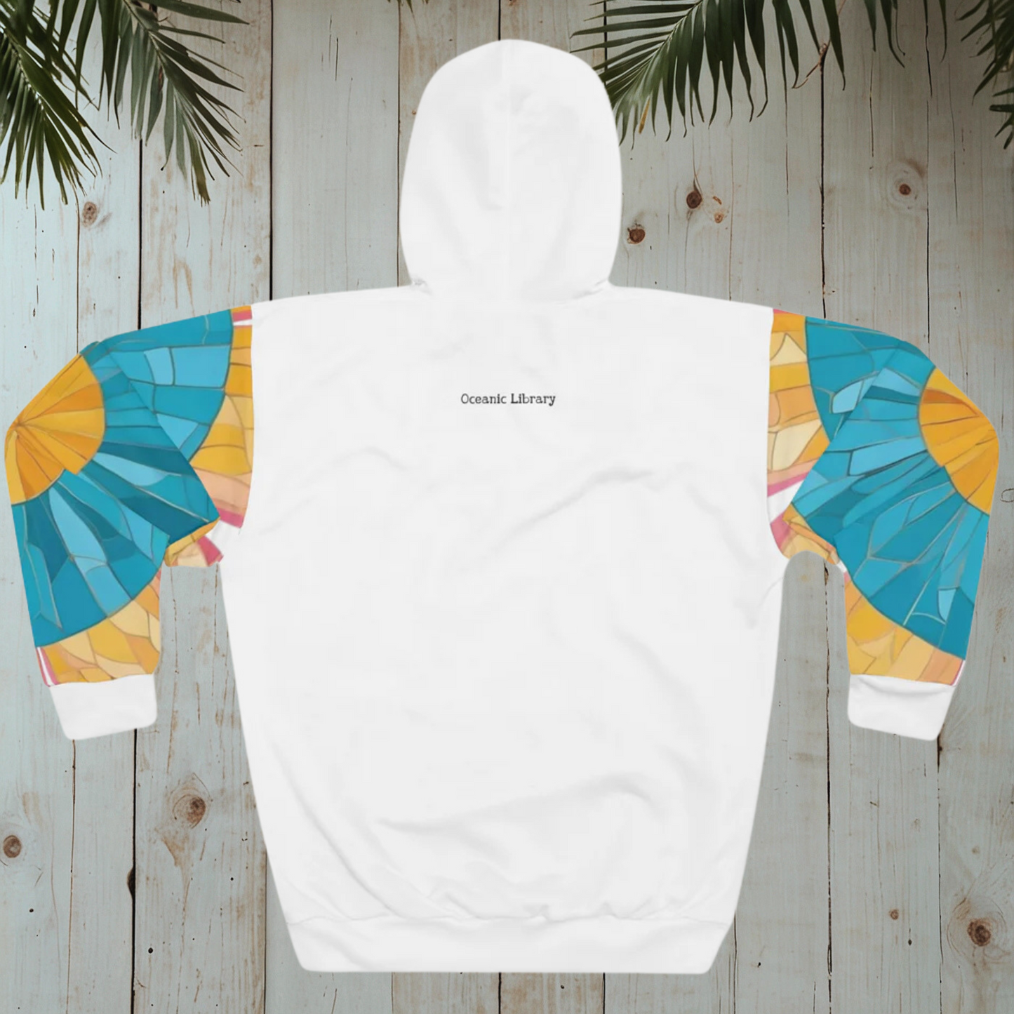 WATER LILY OCEANIC LIBRARY HOODIE