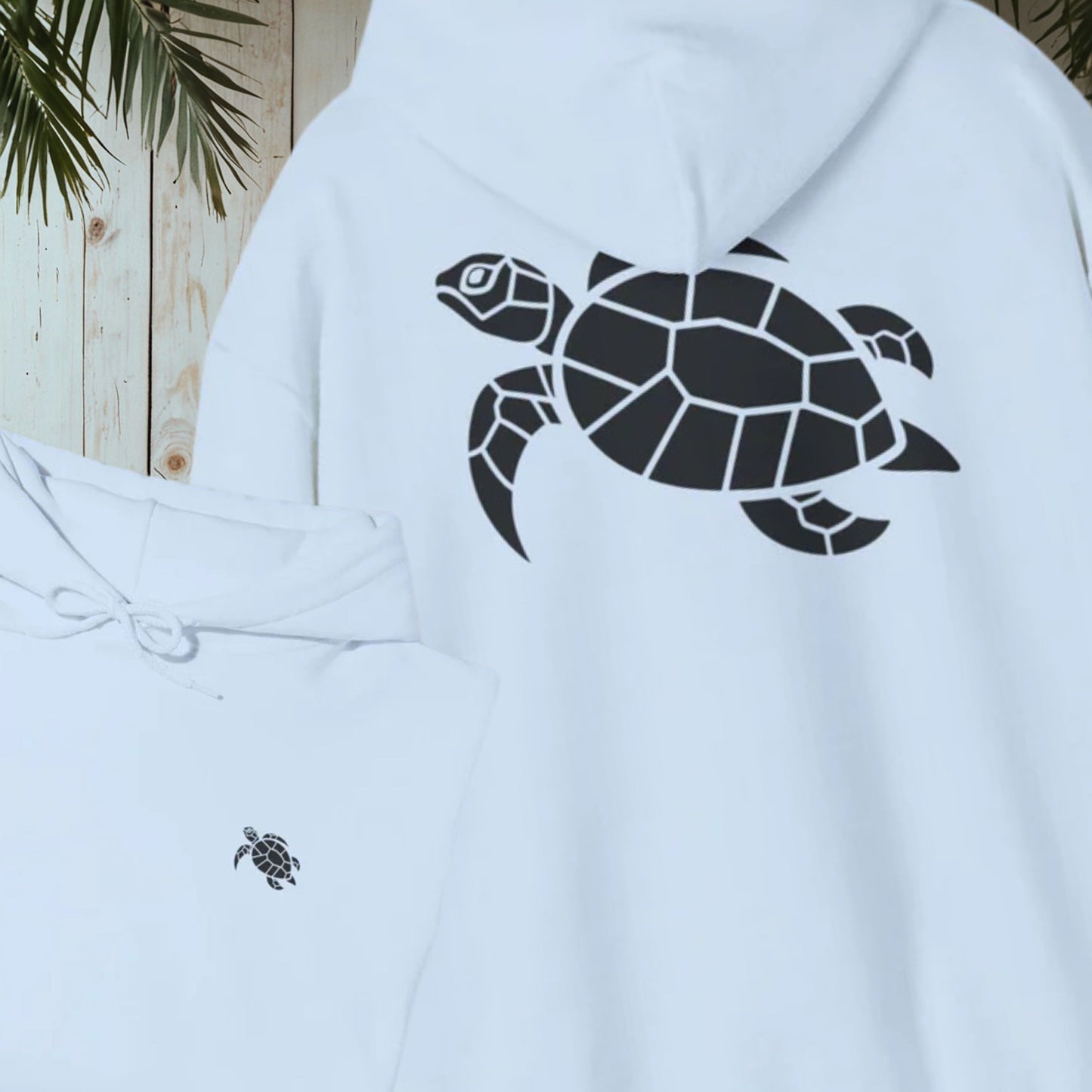 RETRO SEA TURTLE Heavy Blend™ Hooded Sweatshirt