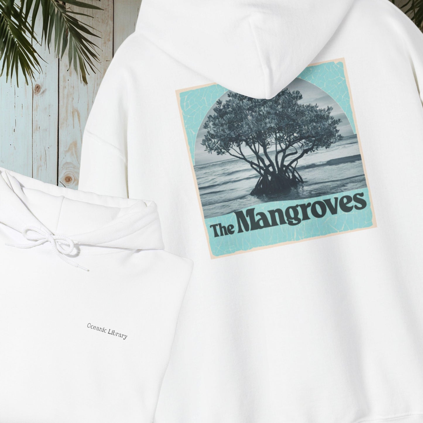 THE MANGROVES OCEANIC LIBRARY Heavy Blend™ Hooded Sweatshirt