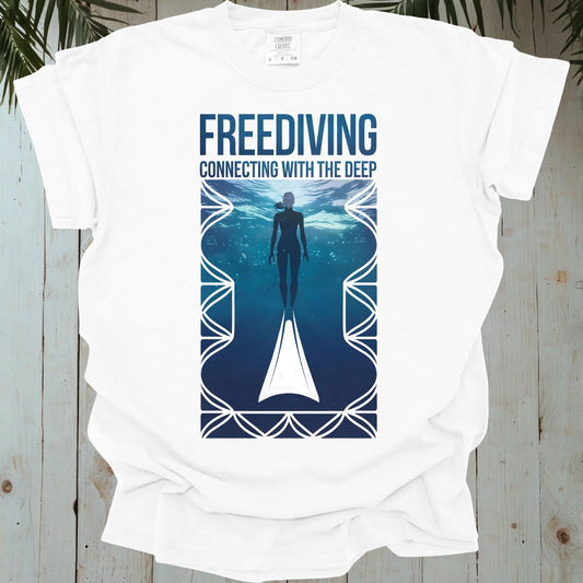 FREEDIVING CONNECTED RETRO GARMENT-DYED TEE