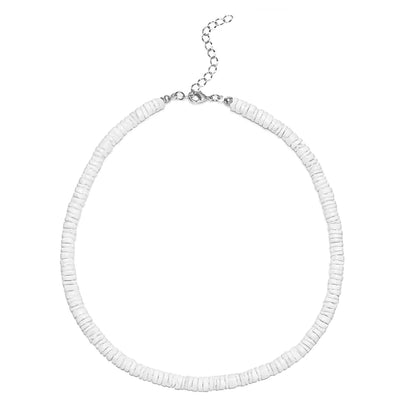 Hawaii Puka White Shell Necklace