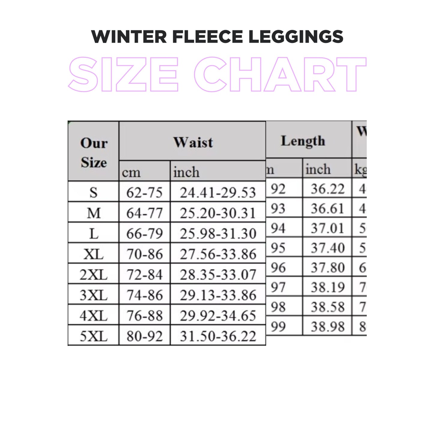 Winter Fleece Leggings