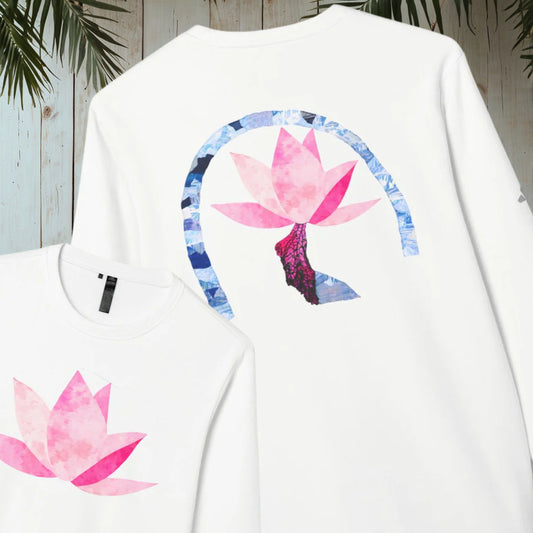 WATER LILY adidas® Unisex Fleece Crewneck Sweatshirt